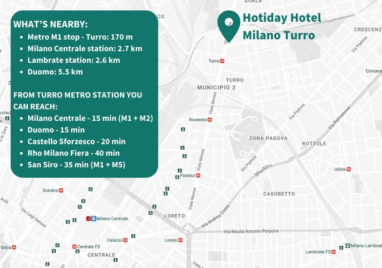 Hotiday Hotel Milano Turro Zewnętrze zdjęcie